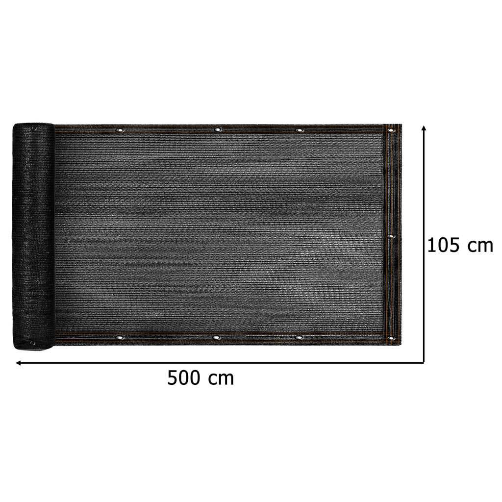Erkélyfedő LUARO maszkoló szőnyeg árnyékoló háló erkélyre teraszr...