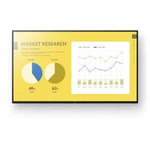 Sony FW-50EZ20L 127 cm (50") LED Wi-Fi 350 cd/m2 4K Ultra HD Fekete Android Signage kijelző 129834980 - LFD monitor