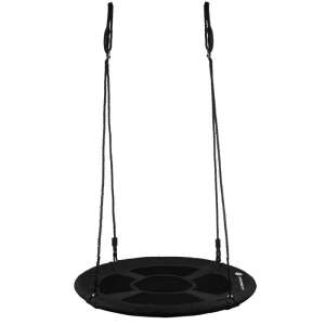 Fészekhinta, kerti hinta gyerekeknek, 120 cm - fekete