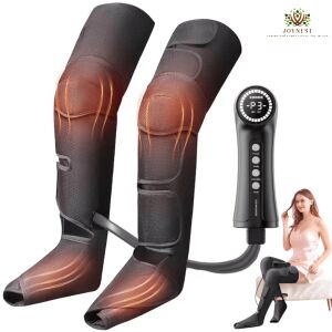 JoyNest DuoRelief pentru masajul picioarelor: masajator electric pentru picioare cu compresie de aer și căldură pentru gambe, coapse și tălpi - Aparate masaj pentru picioare
