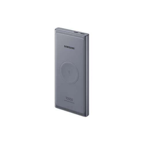 Acumulator extern wireless Samsung, 2 x USB Type C, 10000 mAh, 25W, Dark Gray