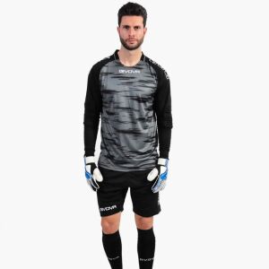 Givova Kit Portiere Difesa kapus szett sötétszürke-fekete 2310 S 143592881 - Focimez