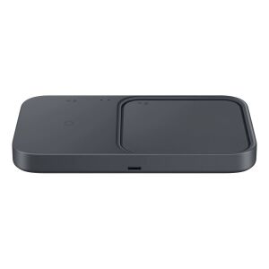 Încărcător wireless Samsung Duo, negru, vedere unghiulară - Încărcătoare wireless