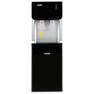 Distribuitor de apă ZASS cu sistem de filtrare, apă caldă și rece, răcire cu compresor, arată vizualizarea frontală - Dozatoare de apă
