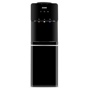 Distribuitor de apă ZASS ZWD 18 CR cu compresor, negru, vedere din față - Dozatoare de apă