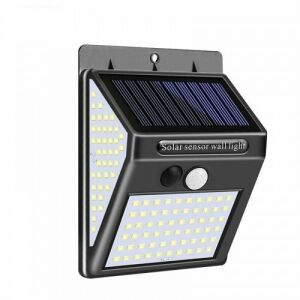 Alloet 140 LED-es napelemes mozgásérzékelős fali lámpa - Napelemes lámpa