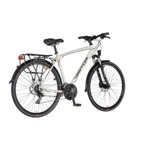 Visitor FluoBike Man fehér trekking kerékpár teljes nézet - Visitor