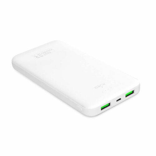 Puro White Powerbank 10000mAh 12W 2xUSB-A + USB-C - fehér