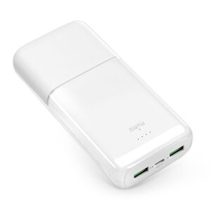 Puro DAILY 20 PLUS külső akkumulátor 20000mAh 2x USB-A / 1x USB-C 22.5W PD AFC - fehér 129855211 - Puro