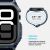 Spigen Lite Fit "Pro" szíj Apple Watch 10 46mm-hez - sötétkék 129855558