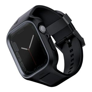 Uniq Monos fekete Apple Watch 45/44mm szíj és tok - UNIQ