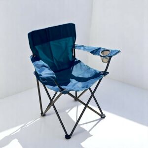 Kemping szék összecsukható háttámlával és sörtartóval