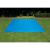 Intex Pool Bodentuch auf Gras, blaue Poolunterlage
