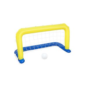 BESTWAY aufblasbares Wasserballtor und Ball auf weißem Hintergrund - Wasserballspielzeug