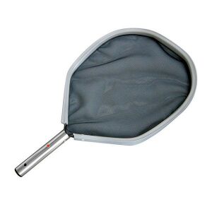 Plasă de colectare a frunzelor pentru piscină, gri, cu atașament pentru tijă telescopică - Unelte de curățare manuală