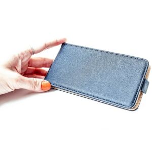 Fekete Forcell Slim Flexi flip tok Xiaomi Redmi Note 14 Pro 5G (Global) és Poco X7 telefonhoz - Forcell