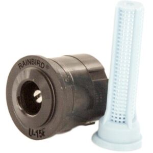 Dysza zraszająca Rain Bird Spray podwójna U-15F - stała, 3,4 - 4,6 m - 360° - czarna 129866749 - Dysza rozpylająca