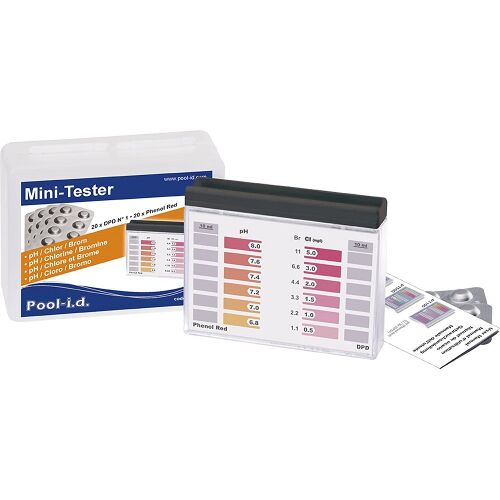 PoolTester PTM100 Mini-Wasseranalysator, Tablette, zur Messung von pH/Cl oder Br 129867420