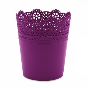 xKaspó Lace fukszia 18cm 129870262 - Kaspó