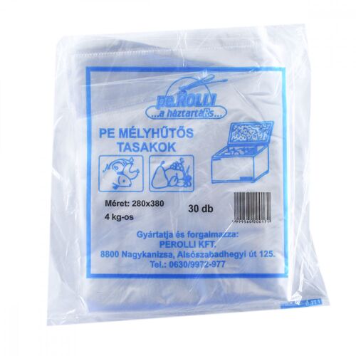 Mélyhűtőtasak 28x38cm 25 mikron 30db/cs 129870436