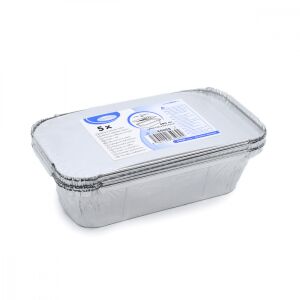 Eld. Alutál+tető 20x11,2x5,4cm 720ml 5db/cs 65069 129873578 - Tál