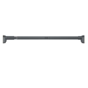 Wielofunkcyjny drążek teleskopowy Flippy, stal nierdzewna i ABS, uniwersalne zastosowanie, przedłużenie 220 - 240 cm, bez wiercenia w ścianie, szary 129883097