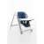 My First Baby dark blue adjustable high chair, compact folding design