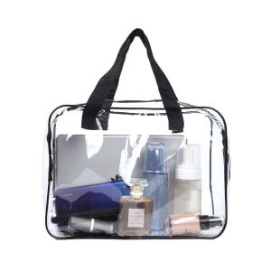 Soulima átlátszó vízálló kozmetikai táska szett megtöltve szépségápolási termékekkel - Soulima