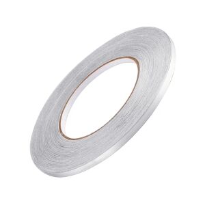 Dekoratívna samolepiaca páska - 0,5 cm x 50 m - Strieborná 129889533 - Kancelárske doplnky