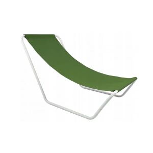 GardenLine skladací záhradné lehátko - 98 x 50 cm - Zelená 129890382