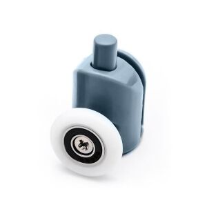 Rola universala inferioara pentru cabina de dus, 2.3 x 4.5 cm, otel si PP 145850879 - Accesorii baie