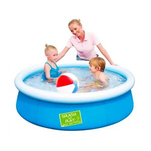 Bestway Splash and Play Aufblasbarer Pool, blau, Kinder spielen mit Ball - Bestway