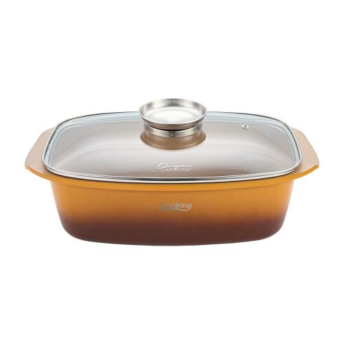 Лята алуминиева тава за печене + капак 39 X 22,5 X 11 см, 5,3 л, Nicolai Tand, Origini, Cooking By Heinner HR-BJK-TV11 129900941