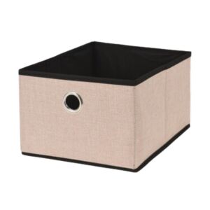 Aufbewahrungsbox, offen, cremefarben, 32x25x8 cm, Storage Solutions 129901008 - Aufbewahrungsboxen und -körbe