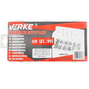 Комплект щифтове с глава и отвор, Verke, V06715, 60 бр. 136289362 - Крепежни елементи
