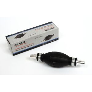 Ръчна горивна помпа, сребриста, 12 мм, черна/сребриста 136289349 - Ръчна помпа