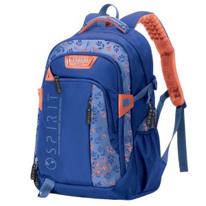 Spirit Pattern Rucksack, Blau / Orange, 49x35x16 cm