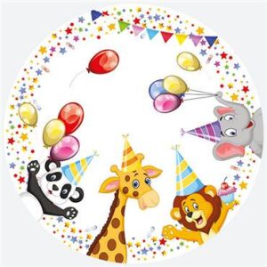 Хартиени чинии "Честит рожден ден - звезда" 8 бр. 18 см 129902120 - Плоча за еднократна употреба