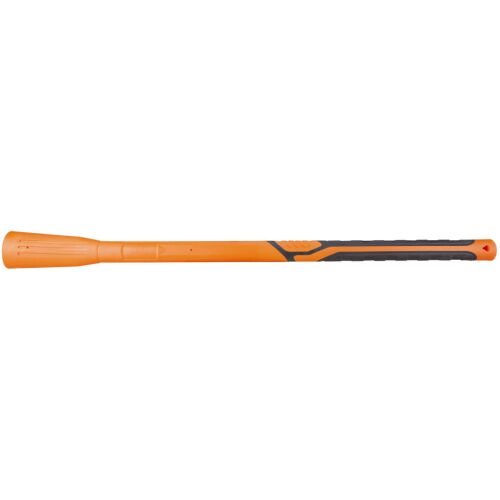 Teljes nézet a <product_name>Coada Fibra Sticla Tarnacop 1121 890 mm</product_name> csákány narancssárga üvegszálas nyéléről fekete gumírozott markolattal - Fejsze, balta és rönkhasító kiegészítő