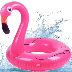 SIKS Felfújható Flamingo mintájú úszógmi gyerekeknek és felnőtteknek, 120 Cm, Vinil, Rózsaszín 136258547 - Felnőtt úszógumi