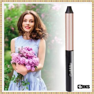 SIKS 6 az 1-ben hajsütővas, 3 intenzitási fokozattal 160°C - 180°C - 200°C, turmalin kerámia bevonat, kijelző, száraz és nedves hajra is alkalmas, védőkesztyű, fekete rózsaszín 145433309 - SIKS