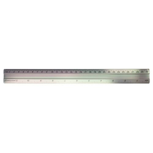 Vonalzó 30cm, alumínium Bluering® 156041682 - Vonalzó