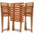 Bs001lb wooden folding balcony chairs, folded for storage