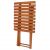 Bs001lb wooden folding balcony chair, fully folded