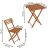 Bs001lb Wooden Balcony Set with Dimensions