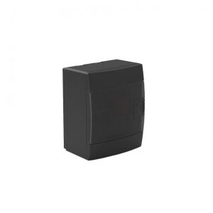 4-Modul-Aufputz-Schalttafel PT, schwarz