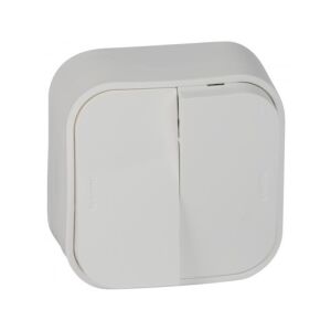 Intrerupator dublu, 10A, IP20, alb, Legrand Forix 135839118 - Legrand Intrerupatoare