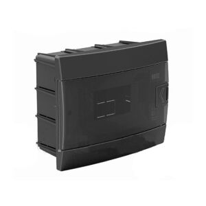 12-Modul-ST-Unterputz-Schalttafel, schwarz