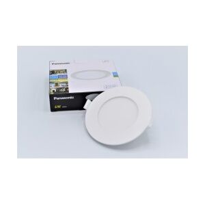 6W LED Einbauspot, rund, Panasonic, 360lm, warmes Licht (3000K), weiß