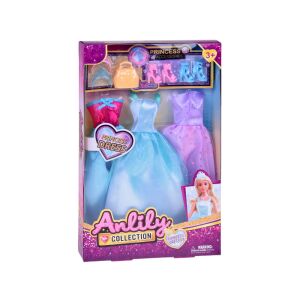 Módna súprava detského oblečenia - oblečenie, šperky a doplnky ZA5414 135906322 - Šaty pre bábiku Toy